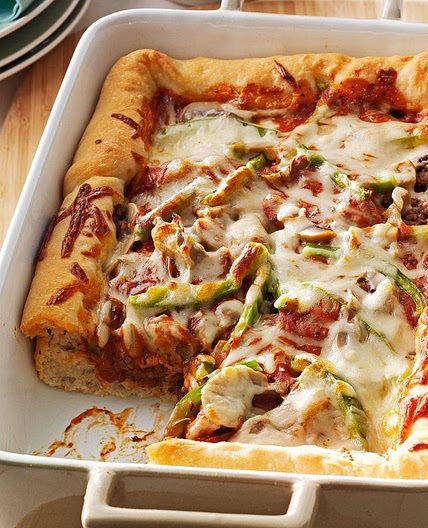 Deep-Dish Pizza
