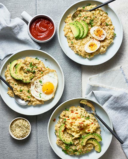 Savory Zucchini Oatmeal