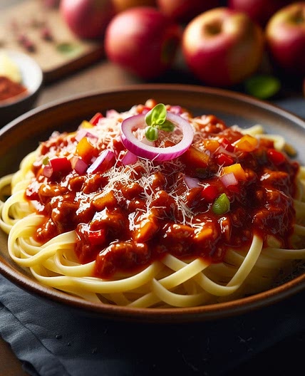 Apple Bolognese 