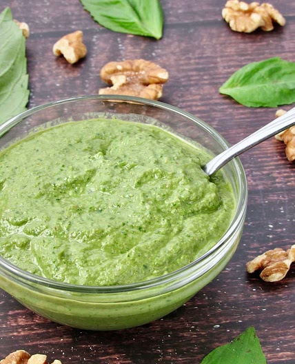 Maple Walnut Pesto (Vegan!)