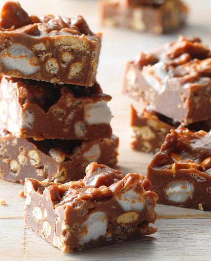 Chocolate Marshmallow Peanut Butter Squares