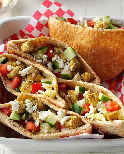 Hearty Chicken Gyros