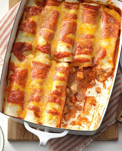 Easy Chicken Enchiladas