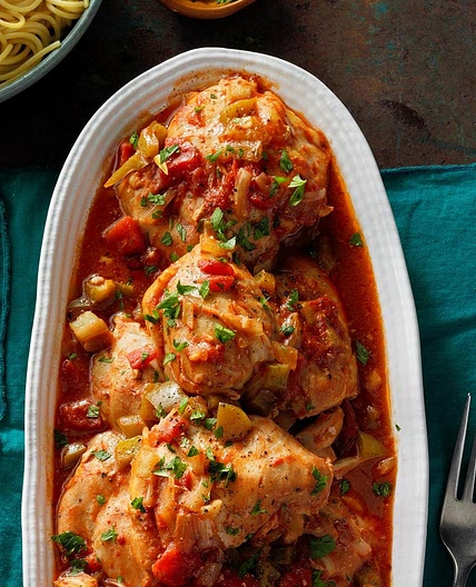Garden Chicken Cacciatore