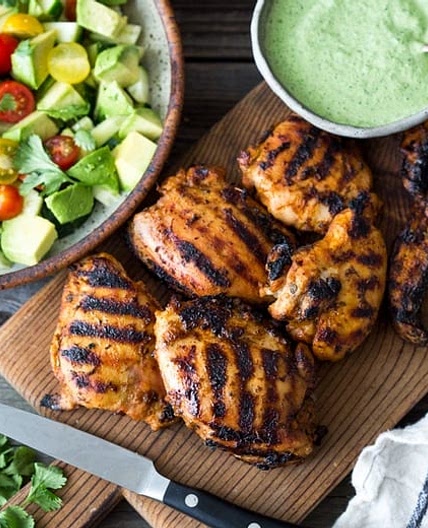 Peruvian Chicken ( Pollo a la Brasa) Recipe w/ Aji Verde