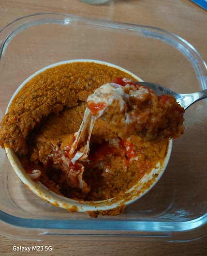 Pizza baked oats