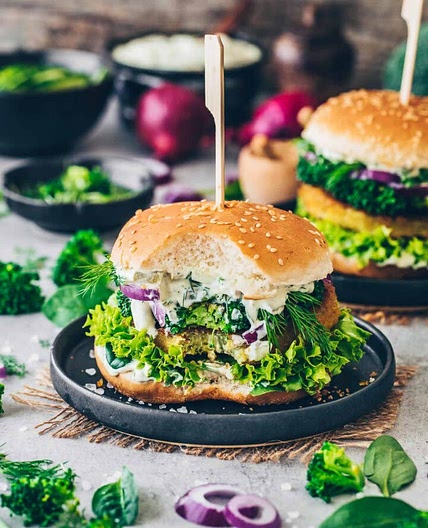Dillicious Broccoli Burgers
