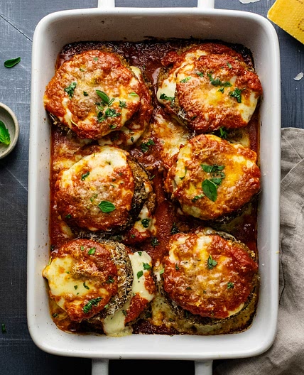 Dillicious Eggplant Parmesan