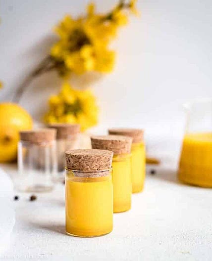 Ginger Turmeric Shots Recipe