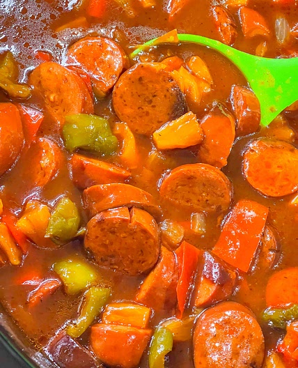 Crock Pot Saucy Kielbasa