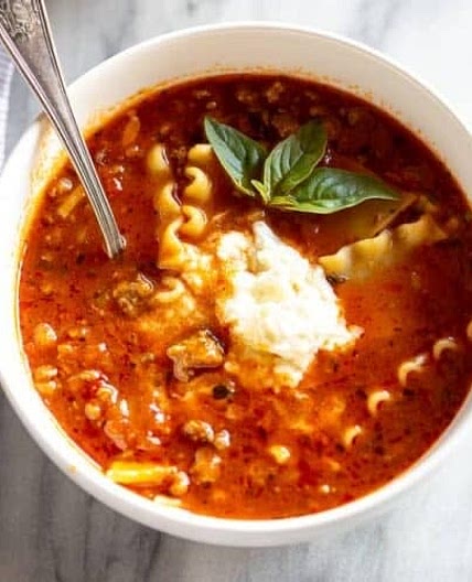 Lasagna Soup