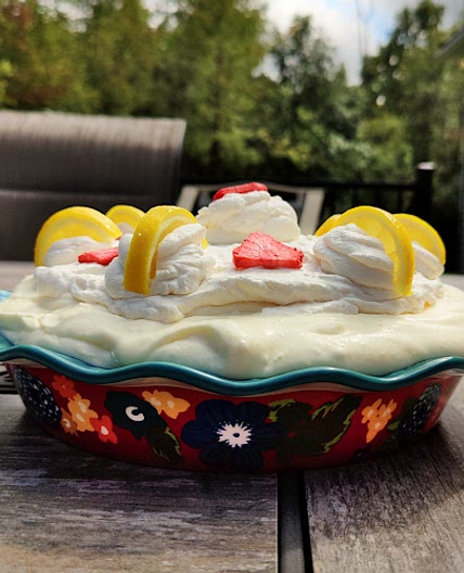 Strawberry Lemon Cream Pie