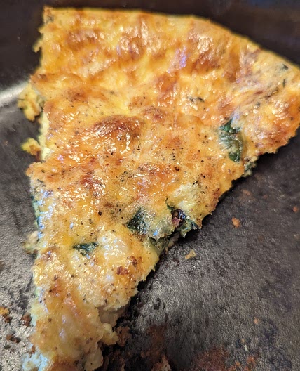 Lentil and Quinoa Spinach Frittata