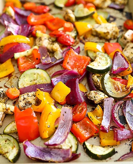 Sheet Pan Greek Vegetables