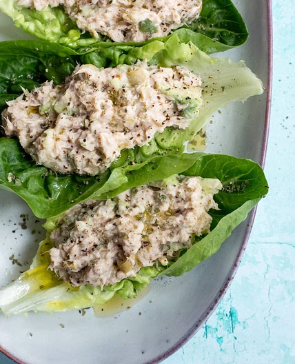 Tuna Salad Lettuce Wraps