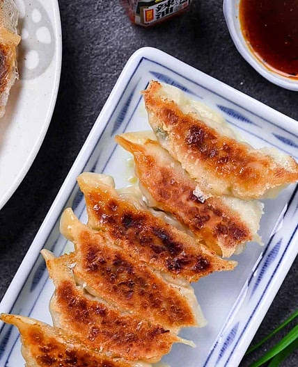 Crispy Pork Gyoza (Japanese Pan Fried Dumplings)