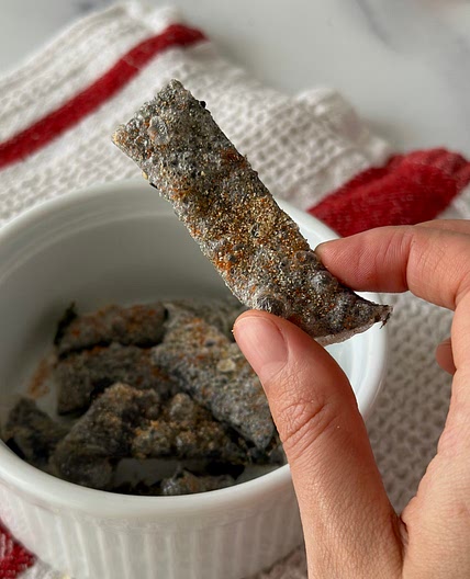 Crispy Air Fryer Rice Paper Seaweed Snacks: Packed with B12!