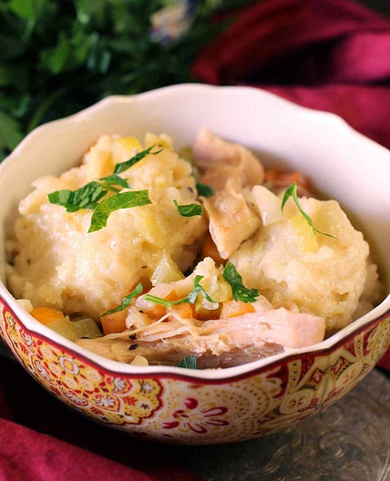 Chicken and Dumplings For One