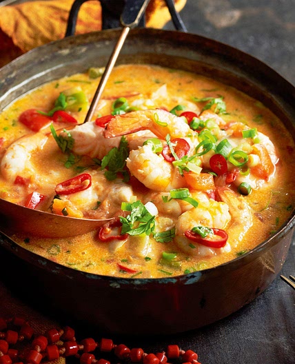 Receita de Moqueca de camarão