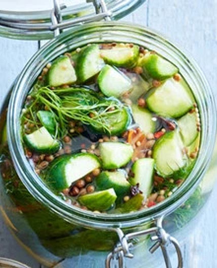 Dill pickled cucumbers