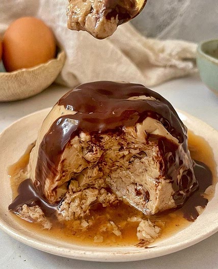 ✨🍮FLAN DE CAFÉ LISTO EN 2 MINUTOS!🍮☕️ Sin Azúcar, Proteico y Bajo