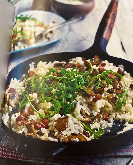 Mushroom and Pancetta Risotto 