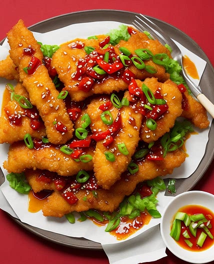 Crispy Fish with Spicy Sweet-and-Sour Sauce