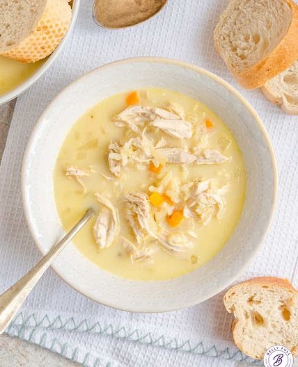 Avgolemono Soup (Greek Lemon Chicken Soup)