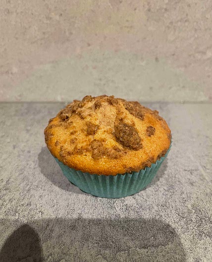Coffee cake muffin