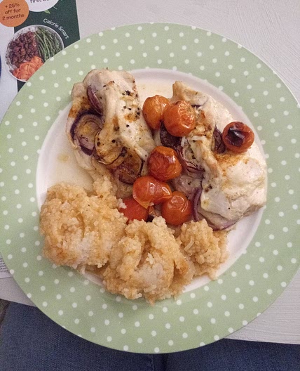 Chicken Kiev and Rice 🌾
