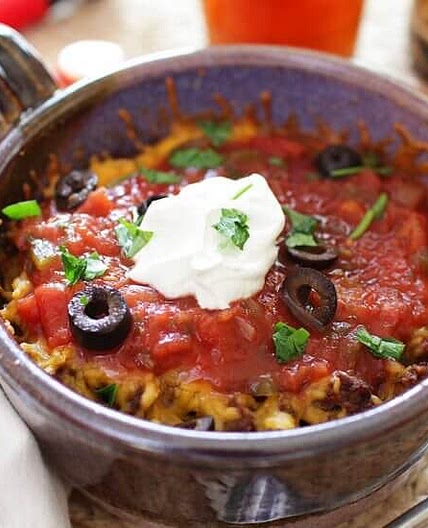 Easy Taco Casserole | Single Serving