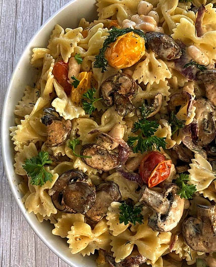 Mushroom Pasta Salad