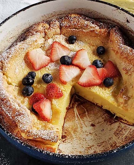 Sourdough Discard Dutch Baby or German Pancake