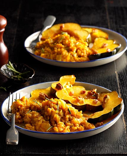 Pressure-Cooker Curried Pumpkin Risotto