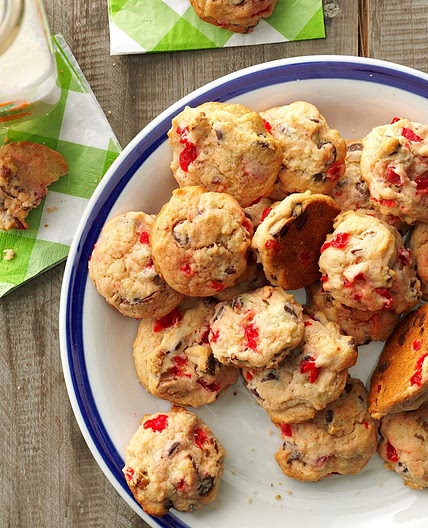 Cherry Chocolate Nut Cookies