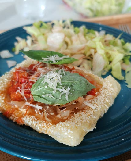 Tartelettes crème ricotta et legumes confits