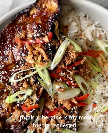 Sticky Aubergine