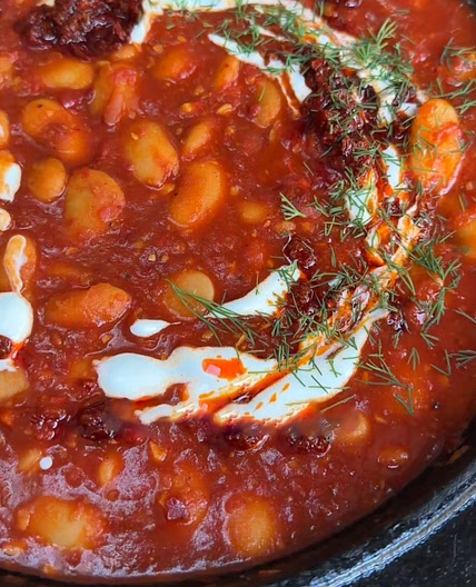 Harissa Butter Beans