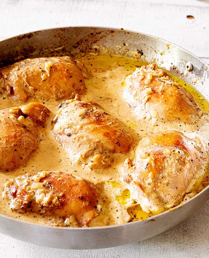 Pollo a la mostaza 