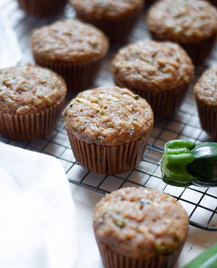 Healthy Zucchini Muffins With Applesauce