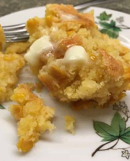 Cornbread with creamed & whole kernel corn