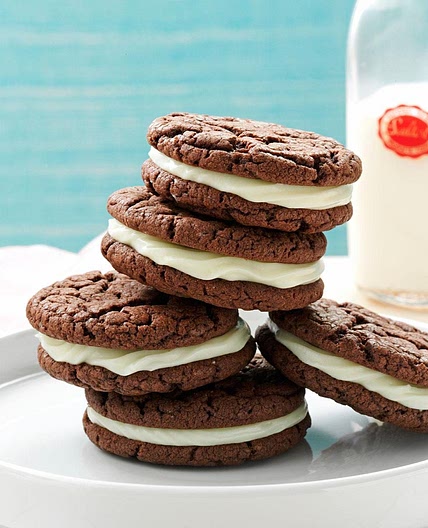 Quick Chocolate Sandwich Cookies