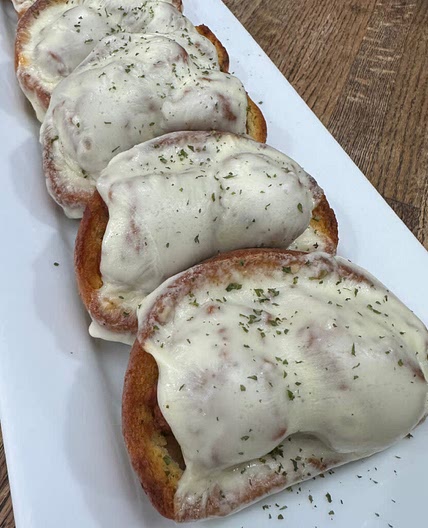Garlic Bread Meatball Subs