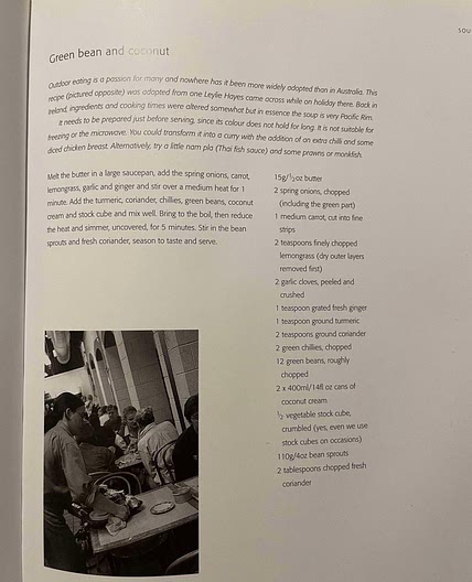 Green bean and coconut soup