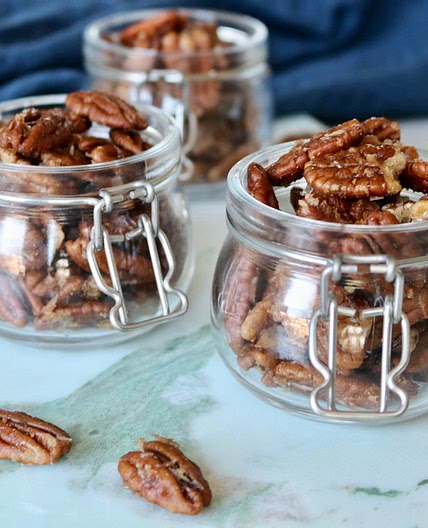 Candied Coconut & Cinnamon Pecans