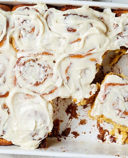 Pumpkin Cinnamon Rolls