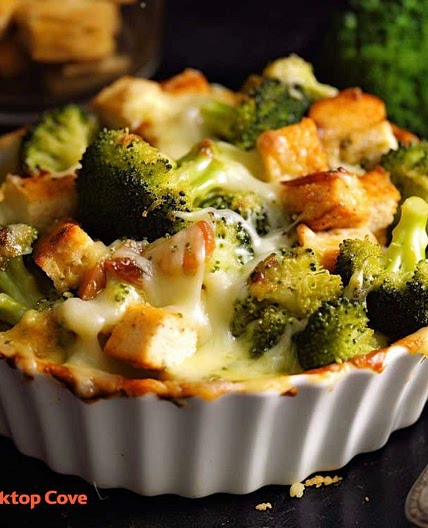 Salmon Broccoli Cheese Dish