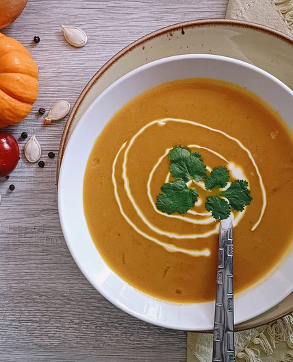 Creamy Roasted Pumpkin Soup