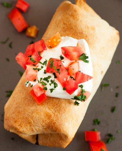 Crock pot chicken chimichangas