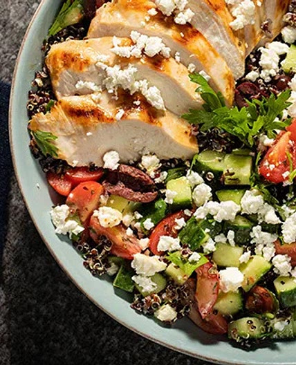 Quinoa Salad with Grilled Chicken